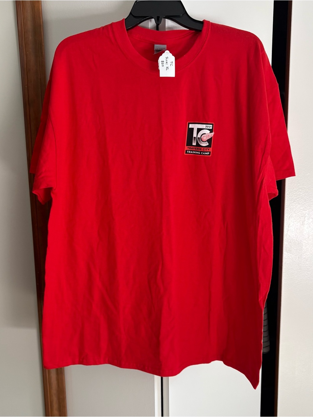 Detroit red wings hockey men’s xl training camp t